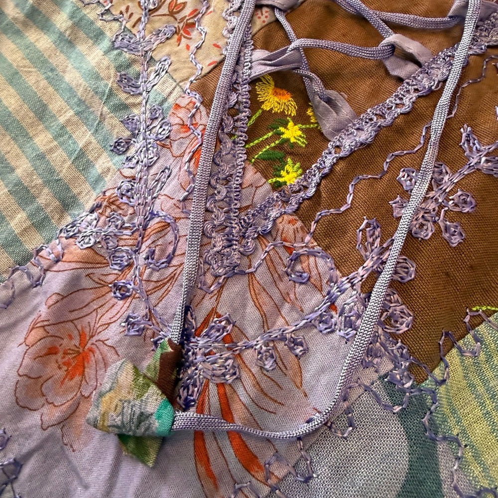 Advance Apparels Multicolor Patchwork Tunic - Picture 6 of 16